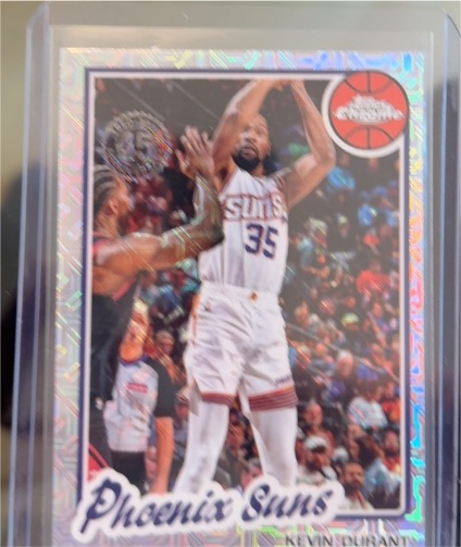 2025-26 Topps #TC-KD Kevin Durant 1980-81 Topps Chrome Basketball — front