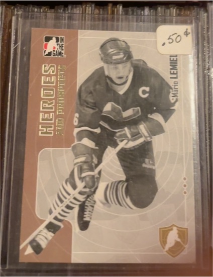 2005 In The Game Heroes and Prospects #196 Mario Lemieux Laval Voisins — front