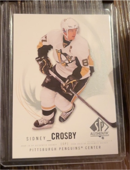 2009-10 Upper Deck SP Authentic #87 Sidney Crosby — front