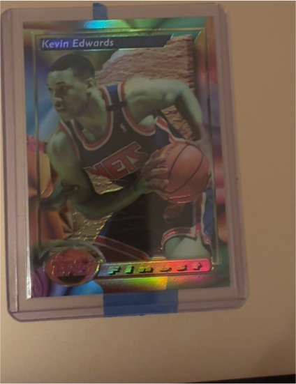 1993-94 Topps Finest #153 Kevin Edwards — front