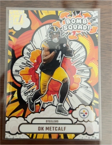 2025 Donruss Bomb Squad #BS-DMT DK Metcalf — front