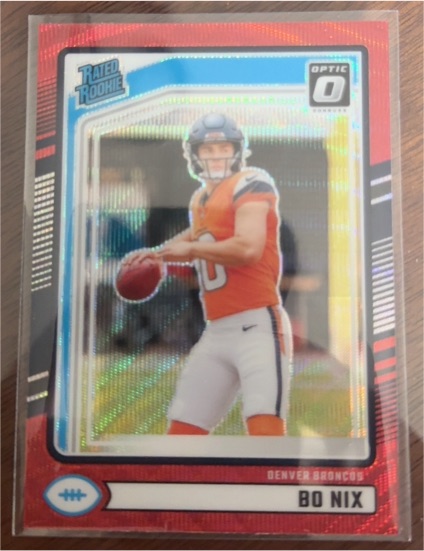 2024 Panini Donruss Optic #369 Bo Nix — front