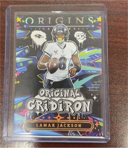 2025 Panini Origins #1 Lamar Jackson — front