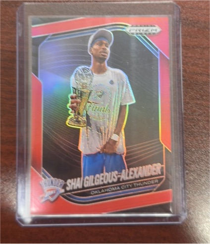 2024-25 Panini Prizm Black #164 Shai Gilgeous-Alexander — front