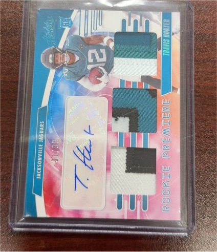 2025 Panini Absolute Rookie Premiere #RPM-THR Travis Hunter — front