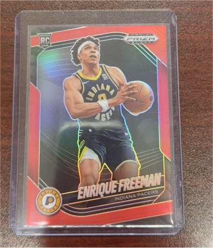 2024-25 Panini Prizm Black #245 Enrique Freeman — front
