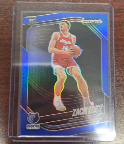 2024-25 Panini Prizm Black #64 Zach Edey — front