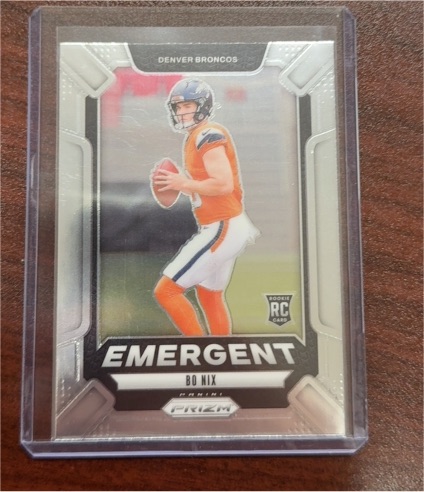 2024 Panini Prizm Emergent #3 Bo Nix — front