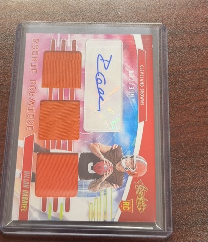 2021 Panini Absolute Rookie Premiere #RC Myles Garrett — front