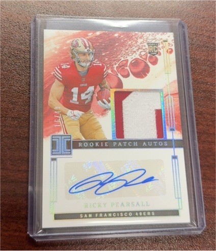 2024 Panini Impeccable Rookie Patch Autos Ricky Pearsall — front