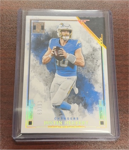 2025 Panini Impeccable #60 Justin Herbert — front