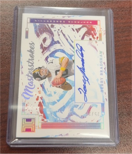 2024 Panini Impeccable MasterStrokes Auto Terry Bradshaw — front