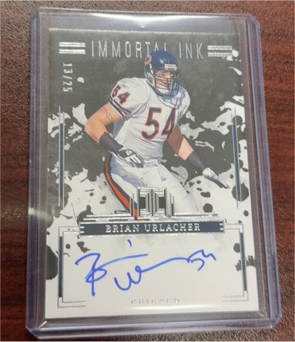 2025 Panini Impeccable Immortal Ink #II-BU Brian Urlacher — front