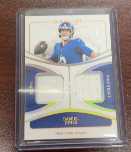 2024 Panini Immaculate #PAP-DJS Daniel Jones — front