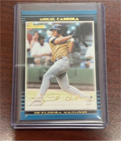 2002 Bowman Draft Picks #BDP156 Miguel Cabrera — front