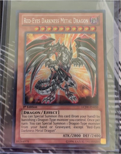 Yu-Gi-Oh! LCJW-EN050 Red-Eyes Darkness Metal Dragon — front