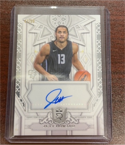 2023-24 Topps Royalty Pursuit of Greatness #POG-JH Jett Howard RC Auto — front