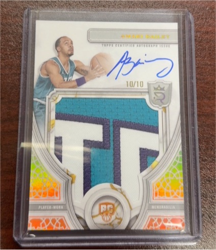 2023-24 Topps Royalty Amari Bailey Rookie Patch Auto — front