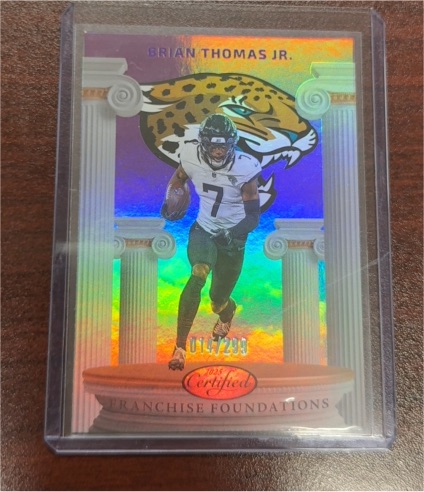 2025 Panini Certified Franchise Foundations #10 Brian Thomas Jr. — front