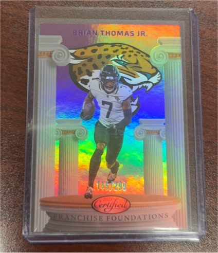 2025 Panini Certified Franchise Foundations #FFO-BTJ Brian Thomas Jr. — front