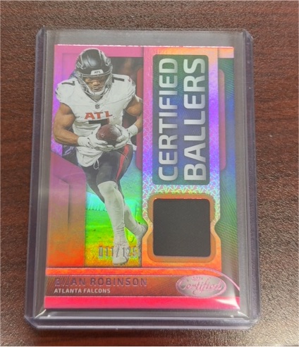 2025 Panini Certified #CBM-JBR Bijan Robinson Certified Ballers — front