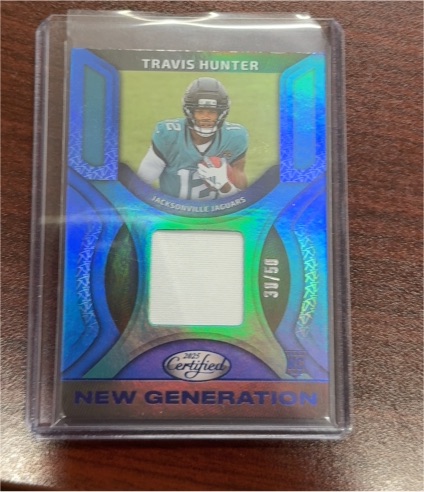 2025 Panini Certified #NGJ-TH Travis Hunter — front