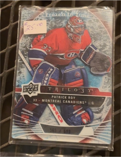 2009-10 Upper Deck Trilogy Frozen In Time #115 Patrick Roy — front