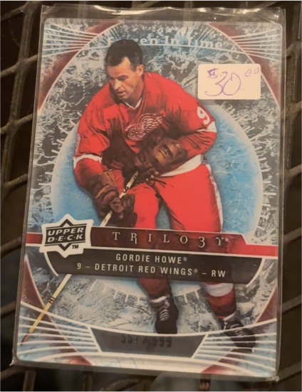 2009-10 Upper Deck Trilogy Frozen In Time #537 Gordie Howe — front