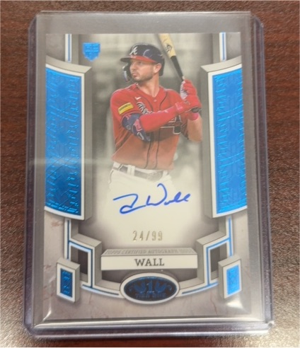 2024 Topps Tier One Breakout Autographs Forrest Wall #BOA-FW — front
