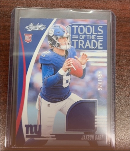 2024 Panini Absolute #TTR-JDA Jaxson Dart Tools of the Trade — front