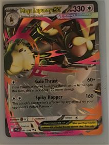 2020 Pokémon Phantasmal Flames #084 Mega Lopunny EX — front