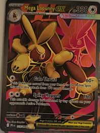2025 Pokémon ME02: Phantasmal Flames #115 Mega Lopunny ex — front