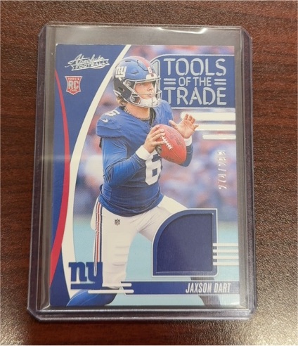 2025 Panini Absolute Tools of the Trade #TTR-JDA Jaxson Dart — front