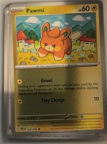 2025 Pokémon TCG Phantasmal Flames #32 Pawmi — front