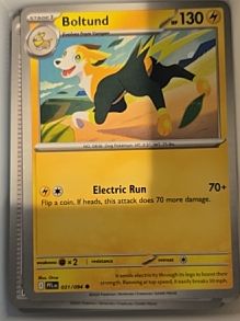 2023 Pokémon ME02: Phantasmal Flames #031 Boltund — front