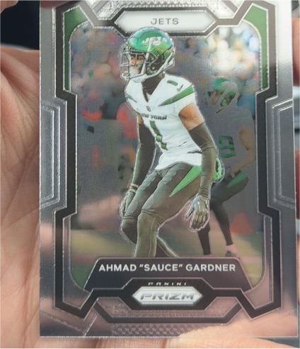 2023 Panini Prizm #228 Ahmad "Sauce" Gardner — front