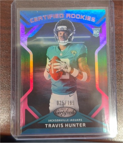 2025 Panini Certified #CRK-THR Travis Hunter — front