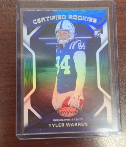 2025 Panini Certified #CRK-TWN Tyler Warren — front