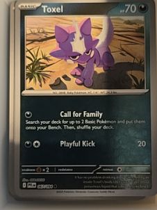 2025 Pokémon Phantasmal Flames #067 Toxel — front
