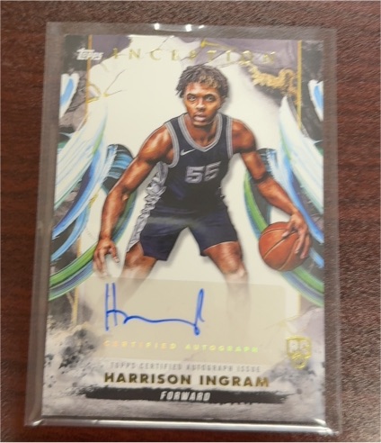2024-25 Topps Inception #RAHI Harrison Ingram Rookie Autograph — front