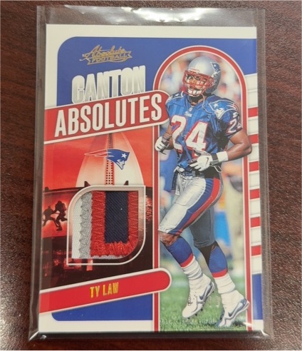 2024 Panini Absolute #CA-TLW Ty Law Canton Absolutes — front