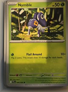 2025 Pokemon ME02: Phantasmal Flames #009 Nymble — front