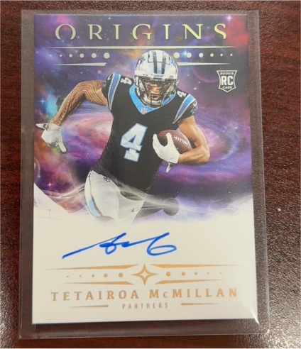 2025 Panini Origins #RA-TET Tetairoa McMillan — front