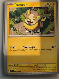 2025 Pokémon ME02: Phantasmal Flames #030 Yamper — front
