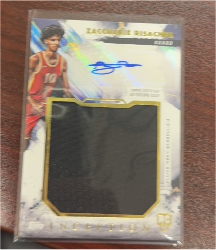 2025 Topps Inception #RJR-ZR Zaccharie Risacher — front