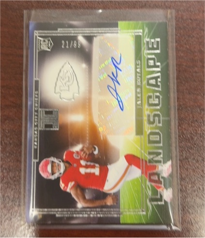 2024 Panini Impeccable #RLA-JH Jalen Hurts Rookie Landscape Auto — front