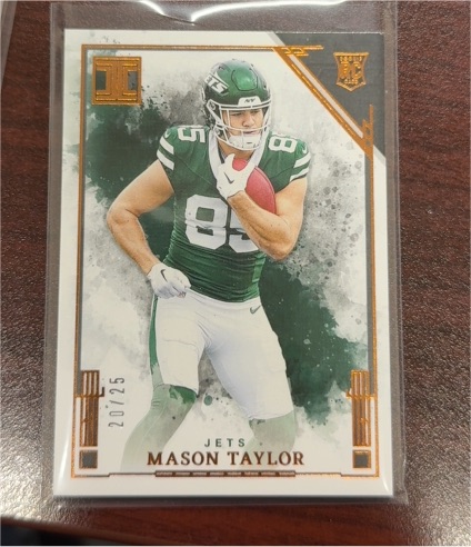 2025 Panini Impeccable #20 Mason Taylor — front