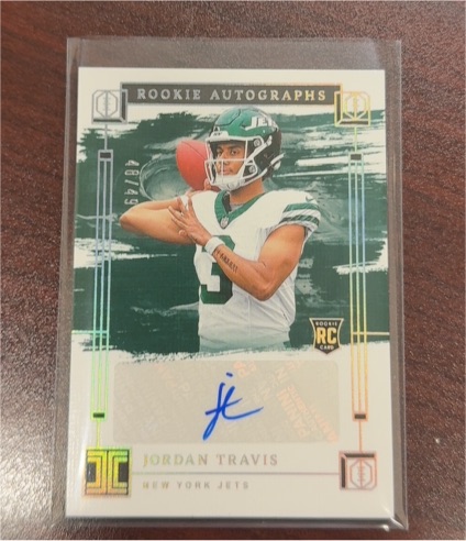 2024 Panini Impeccable #RA-JTS Jordan Travis — front