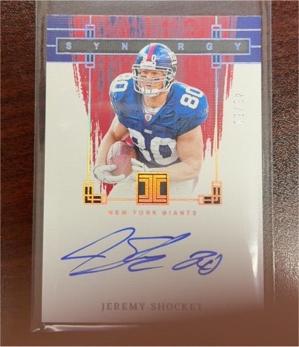 2024 Panini Impeccable Synergy Signatures #Jeremy Shockey — front