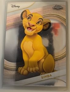 2025 Topps Chrome Disney #100 Simba — front
